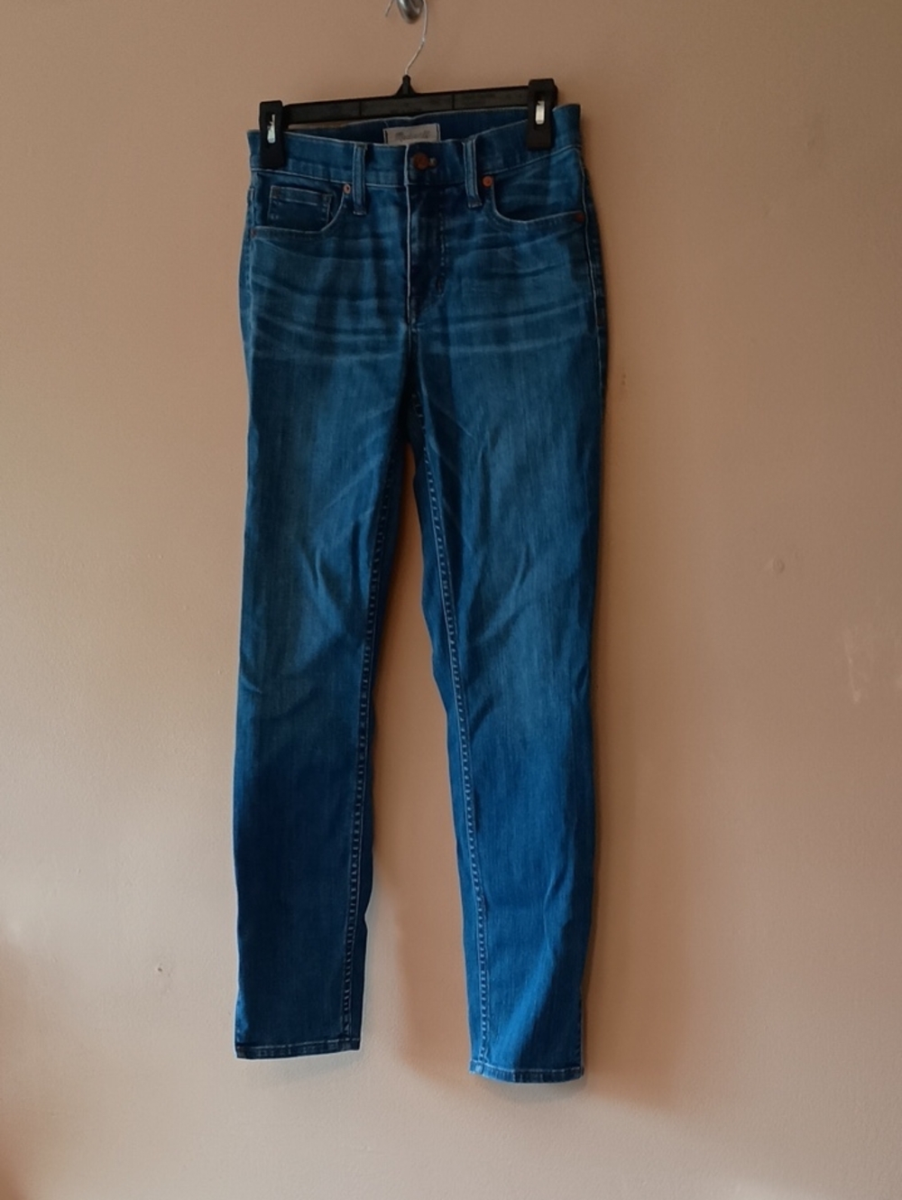 Madewell Skinny Jeans in Deep Blue Wash, Sz 26 (S)